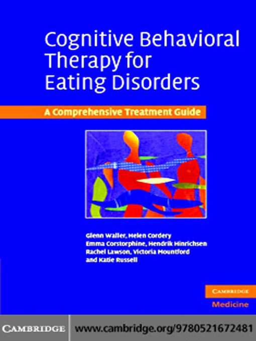 Title details for Cognitive Behavioral Therapy for Eating Disorders by Glenn Waller - Available